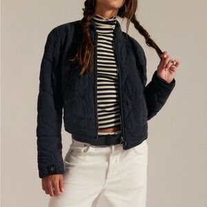 Free People Black Aura Liner Jacket